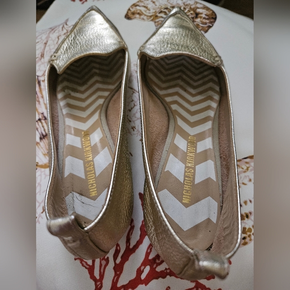 Nicholas Kirkwood Gold Women's Shoes - Picture 5 of 11